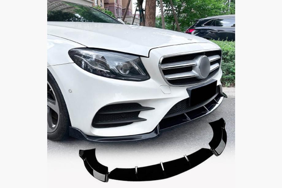 Mercedes Razred E W213 2016–2023 Lip spojler prednjega odbijača (za AMG-Line / E43 AMG 2016-2019, plastika) Image