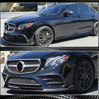 Sprednji lip odbijača Lip V1 (za AMG-Line / E43 AMG 2016-2019, karbon) fotografija 3