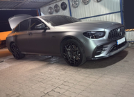 Mercedes Razred E W213 2016–2023 Nastavki sprednjega odbijača – lip spojler (za AMG-Line 2020+, suhi karbon) fotografija 11