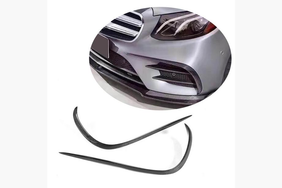 Mercedes Razred E W213 2016–2023 Karbon dodatki za sprednji odbijač V2 (za E43 AMG 2016-2019) Image