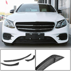 Mercedes Razred E W213 2016–2023 Sprednja lip letvica odbijača Lip V2 (za AMG-Line / E43 AMG 2016-2019, karbon) fotografija 1