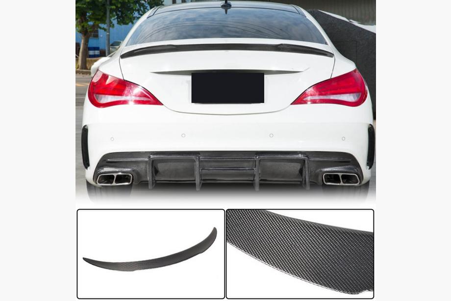 Mercedes CLA C117 2013–2019 Spojler V8 (SD, karbon) Image