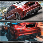 Mercedes CLA C117 2013–2019 Difuzor zadnjega odbijača V1 (za AMG-Line / CLA45 AMG, karbon) fotografija 5
