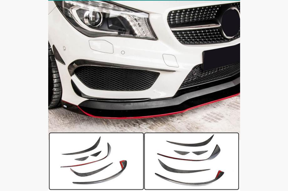 Mercedes CLA C117 2013–2019 Karbonasti dodatki za sprednji odbijač (za CLA45 AMG SD 2013-2016) Image