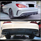 Mercedes CLA C117 2013–2019 Difuzor zadnjega odbijača (za AMG-Line / CLA45 AMG 2017-2019, karbon) fotografija 4