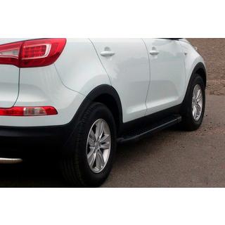 Stranske stopnice Allmond Black (2 kosa, aluminij)