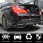 Mercedes CLA C117 2013–2019 Difuzor zadnjega odbijača V2 (za AMG-Line / CLA45 AMG 2013-2016, karbon) fotografija 8