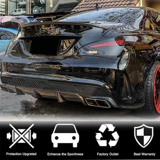 Difuzor zadnjega odbijača V2 (za AMG-Line / CLA45 AMG 2013-2016, karbon) fotografija 4