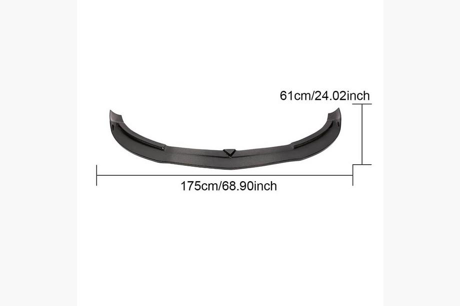 Mercedes A-class W176 2012–2018 Karbon sprednji lip odbijača Lip V1 (za AMG-Line / A45 AMG HB 2013-2015) Fotografija 6