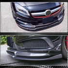 Mercedes A-class W176 2012–2018 Karbon sprednji lip odbijača Lip V2 (za AMG-Line / A45 AMG HB 2013-2015) fotografija 4