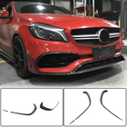 Mercedes A-class W176 2012–2018 Lip dodatek za sprednji odbijač (za AMG-Line / A45 AMG HB 2016-2018, karbon) fotografija 6