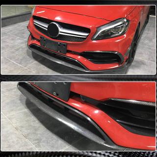 Lip dodatek za sprednji odbijač (za AMG-Line / A45 AMG HB 2016-2018, karbon) fotografija 4
