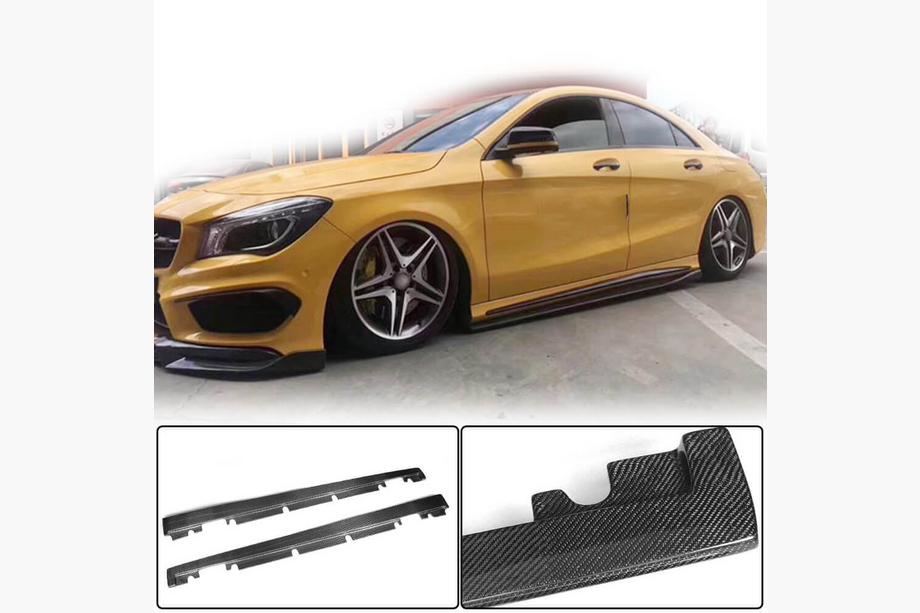 Mercedes A-class W176 2012–2018 Stranski pragovi V3 (Karbon) Image