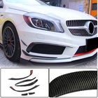 Mercedes A-class W176 2012–2018 Dodatki za sprednji odbijač (za AMG-Line / A45 AMG HB 2013-2015, karbon) fotografija 1