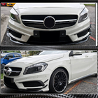 Mercedes A-class W176 2012–2018 Dodatki za sprednji odbijač (za AMG-Line / A45 AMG HB 2013-2015, karbon) fotografija 3