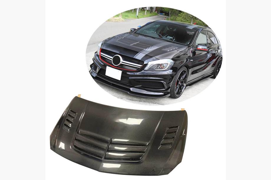 Mercedes A-сlass W176 2012–2018 Pokrov motorja (karbon) Image