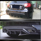 Mercedes A-class W176 2012–2018 Difuzor zadnjega odbijača V2 (za AMG-Line / A45 AMG HB) fotografija 3