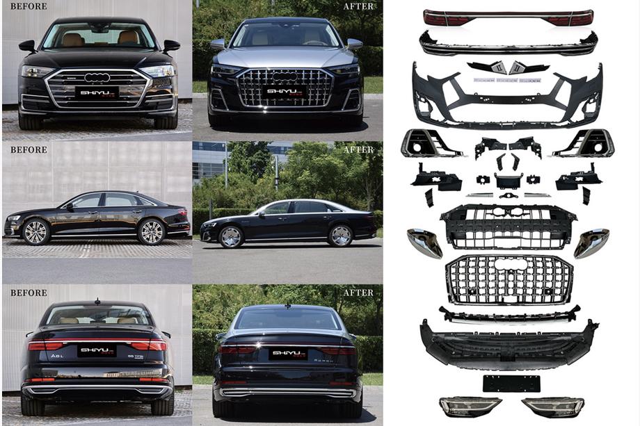 Audi A8 2018– Facelift komplet z zamenjavo žarometov (za Horch 2025) Fotografija 1