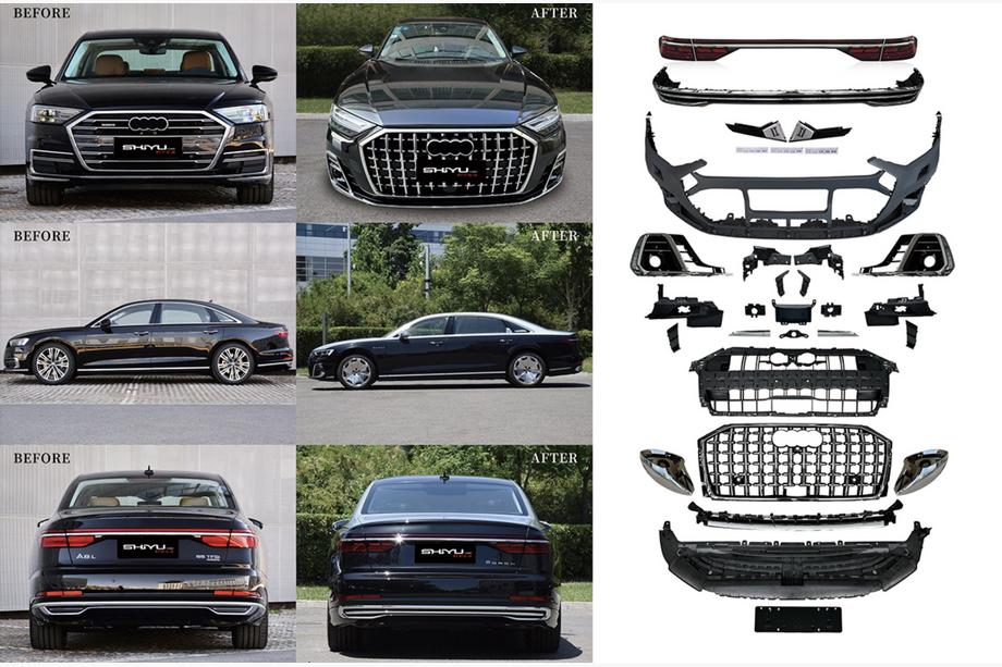 Audi A8 2018– Facelift komplet brez menjave žarometov (Za Horch 2025) Image