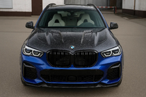 BMW X5 G05 2019–2026 Pokrov motorja iz kovanega karbona V3 (G05/F95) fotografija 1