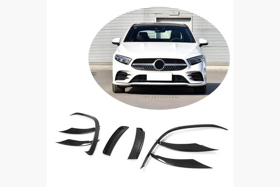 Mercedes A-class W177 2018– Obloge sprednjega odbijača (za AMG-Line SD 2018-2021, karbon) Image