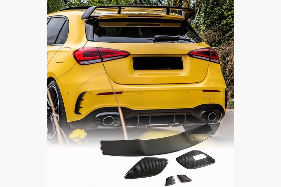 Mercedes A-class W177 2018– Spojler V3 (za HB, karbon) Image