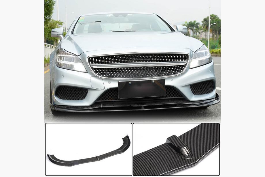 Mercedes CLS C218 2011–2018 Lip spojler za sprednji odbijač (za Base SD 2015-2018, karbon) Image