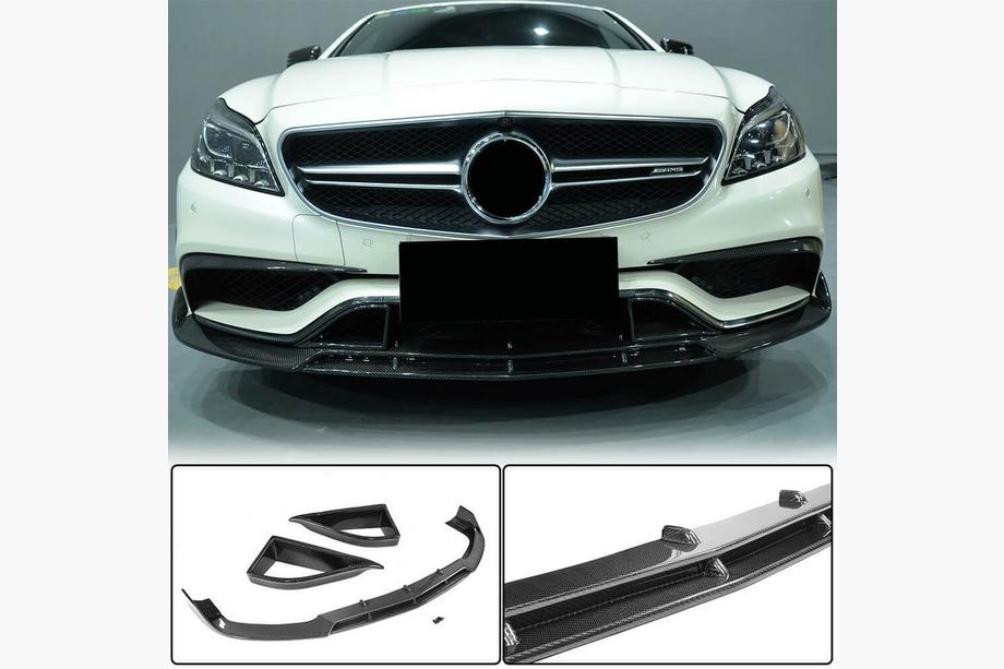 Mercedes CLS C218 2011–2018 Sprednji lip odbijača Lip V1 (za CLS63 AMG SD 2015-2018, karbon) Image