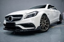 Mercedes CLS C218 2011–2018 Lip spojler sprednjega odbijača Lip V2 (za CLS63 AMG SD 2015-2018, karbon) fotografija 1