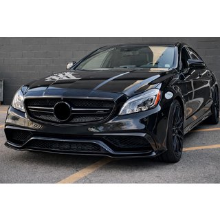 Sprednji lip spojler odbijača (za CLS63 AMG SD 2015-2018, karbon) fotografija 3