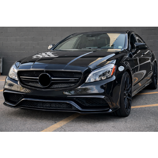 Sprednji lip spojler odbijača (za CLS63 AMG SD 2015-2018, karbon) Mercedes CLS C218 2011–2018 fotografija 3
