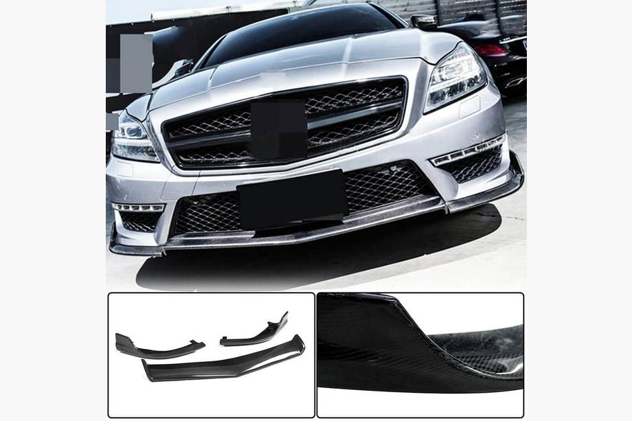 Mercedes CLS C218 2011–2018 Sprednji lip odbijača Lip V1 (za CLS63 AMG SD 2011-2014, karbon) Image