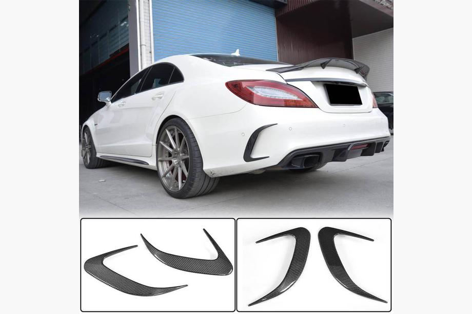 Mercedes CLS C218 2011–2018 Obloge zadnjega odbijača (za Base / CLS63 AMG SD 2015-2018, karbon) Image