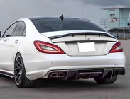 Mercedes CLS C218 2011–2018 Difuzor zadnjega odbijača (za AMG-Line/CLS63 AMG 2011-2014, karbon) fotografija 3