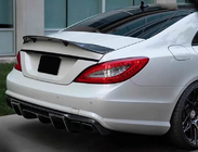 Mercedes CLS C218 2011–2018 Difuzor zadnjega odbijača (za AMG-Line/CLS63 AMG 2011-2014, karbon) fotografija 4