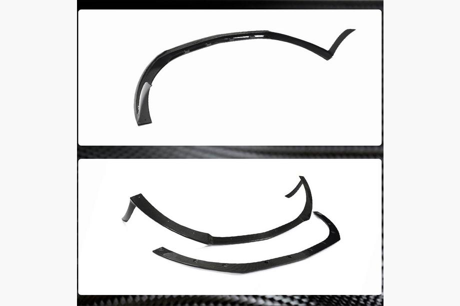 Mercedes CLA C118 2019– Sprednji lip spojler za odbijač (za AMG-Line / CLA35 AMG SD 2019-2022, karbon) Fotografija 4