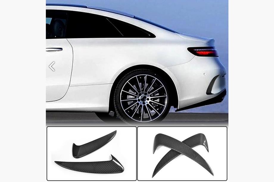 Mercedes E-class coupe C238 2016–2024 Karbon okrasne letve za zadnji odbijač (za AMG-Line 2017-2019) Image