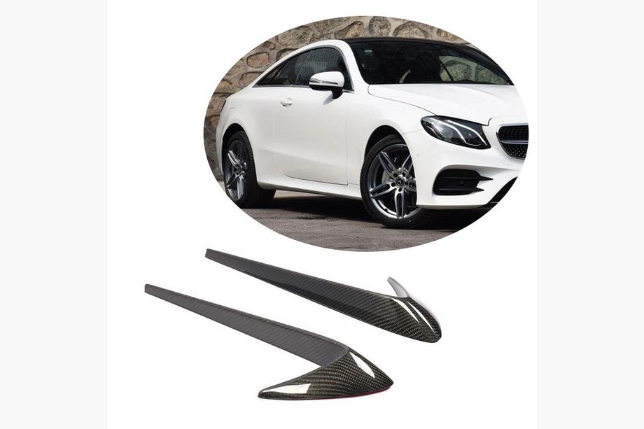 Mercedes E-class coupe C238 2016–2024 Karbonski pokrovi sprednjih blatnikov (za AMG-Line 2017-2019, Carbon) Fotografija 2