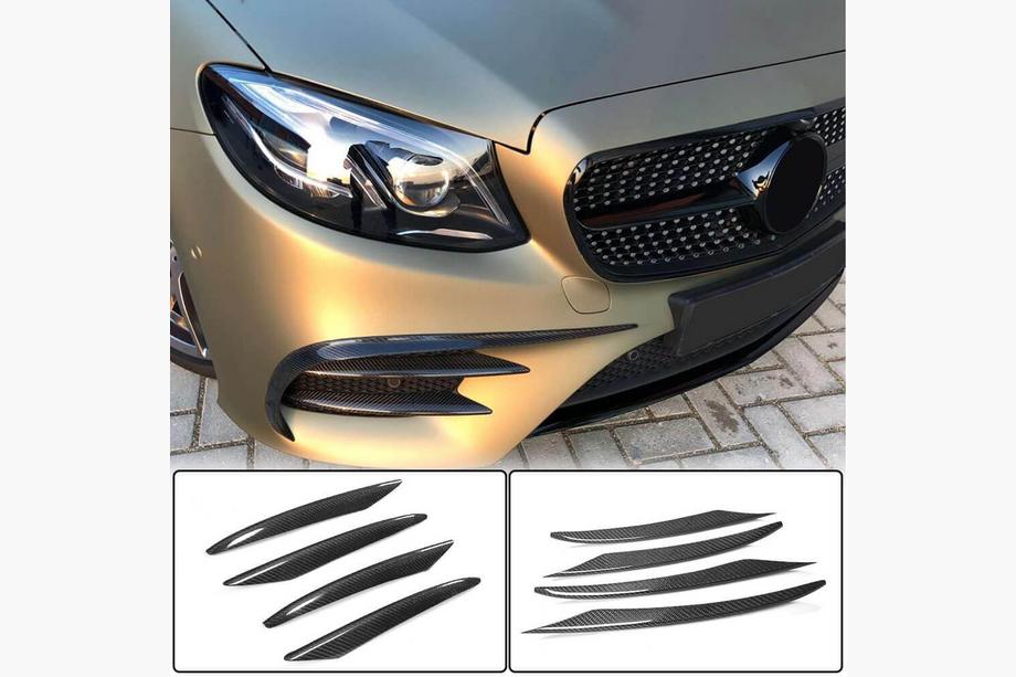 Mercedes E-class coupe C238 2016–2024 Karbonski nastavki za sprednji odbijač (za AMG / AMG-Line 2017-2019) Image