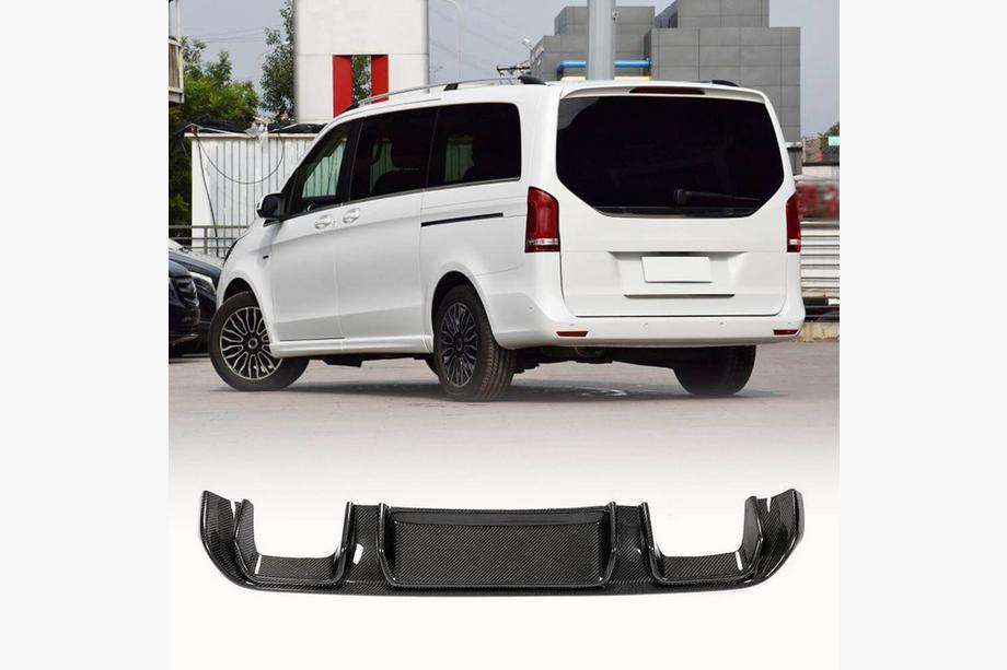 Mercedes Vito/V-razred W447 2014– Difuzor zadnjega odbijača V2 (za V-Class 2014-2019, karbon) Image