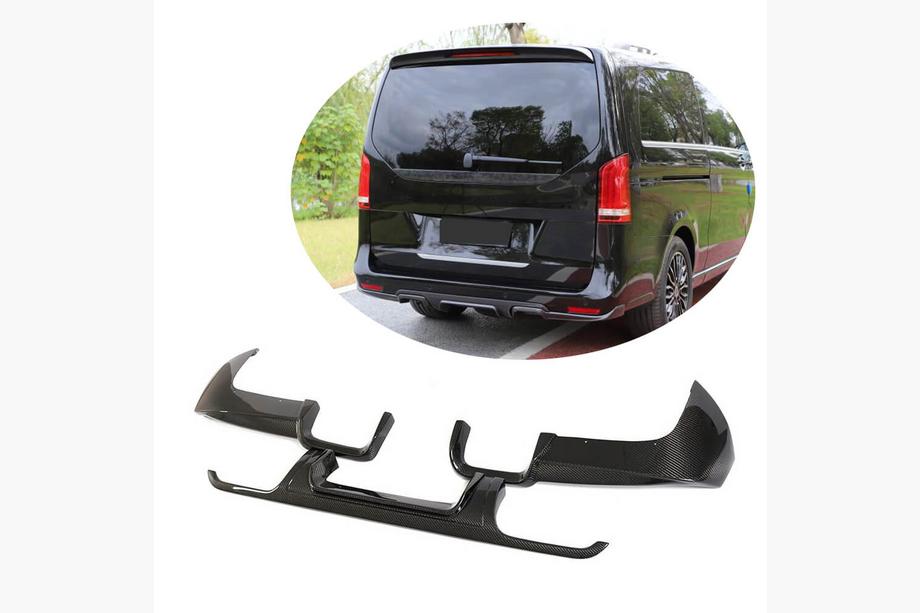 Mercedes Vito/V-razred W447 2014– Difuzor zadnjega odbijača V3 (za V-Class 2014-2019, karbon) Image