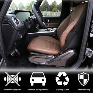 Obloge sedežev (Suhi karbon) Mercedes G-Class W463 2018–2024 fotografija 3