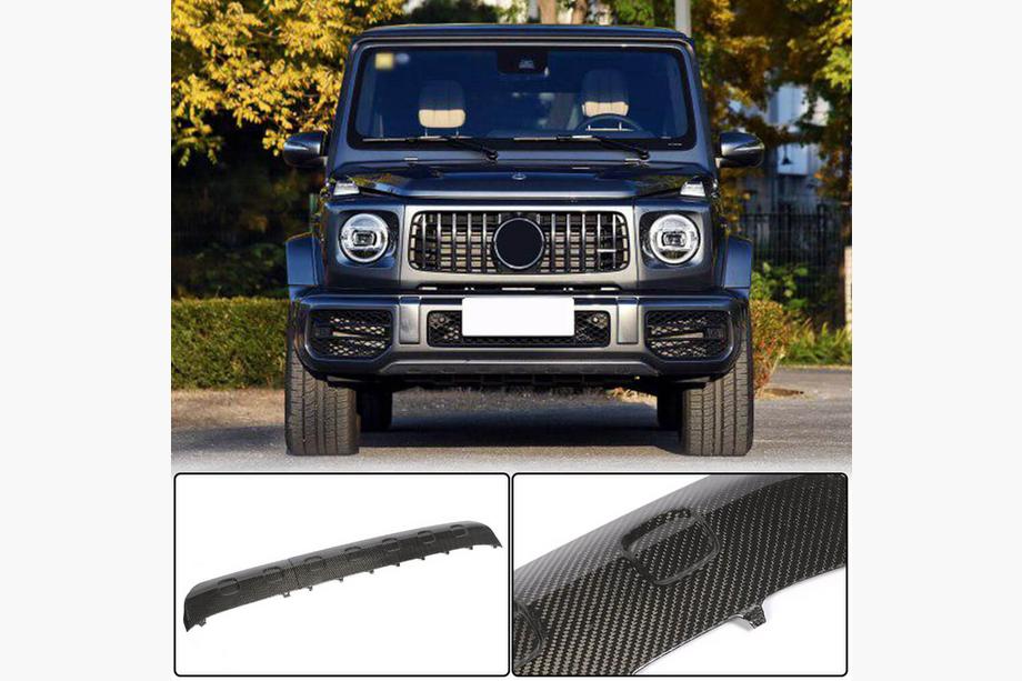 Mercedes G-Class W463 2018–2024 Lipa sprednjega odbijača V1 (za G63 AMG, suhi karbon) Image