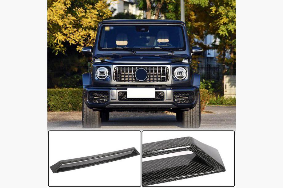 Mercedes G-Class W463 2018–2024 Obloga sprednjega odbijača V2 (za G63 AMG, suhi karbon) Image