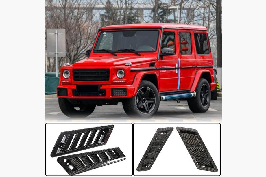 Mercedes G razred W463 1990–2018 Obloge sprednjih blatnikov (suhi karbon) Image