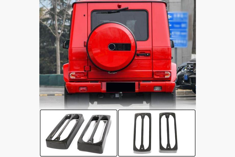 Mercedes G razred W463 1990–2018 Pokrovi zadnjih luči (suhi karbon) Image