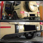 Mercedes G-Class W463 2018–2024 Difuzor zadnjega odbijača V1 (za G63 AMG, karbon) fotografija 4
