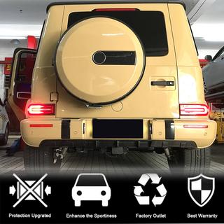 Difuzor zadnjega odbijača V1 (za G63 AMG, karbon) Mercedes G-Class W463 2018–2024 fotografija 3
