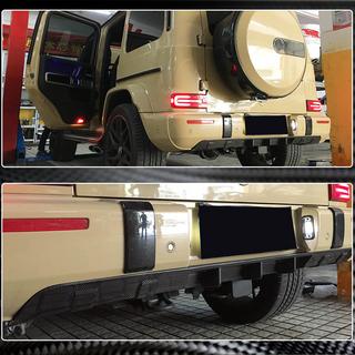 Difuzor zadnjega odbijača V1 (za G63 AMG, karbon) Mercedes G-Class W463 2018–2024 fotografija 4