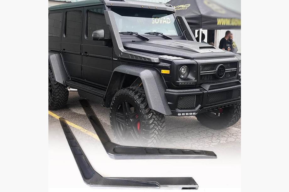 Mercedes G razred W463 1990–2018 Šnorkel (za 2004-2018, 2 kos, karbon) Image